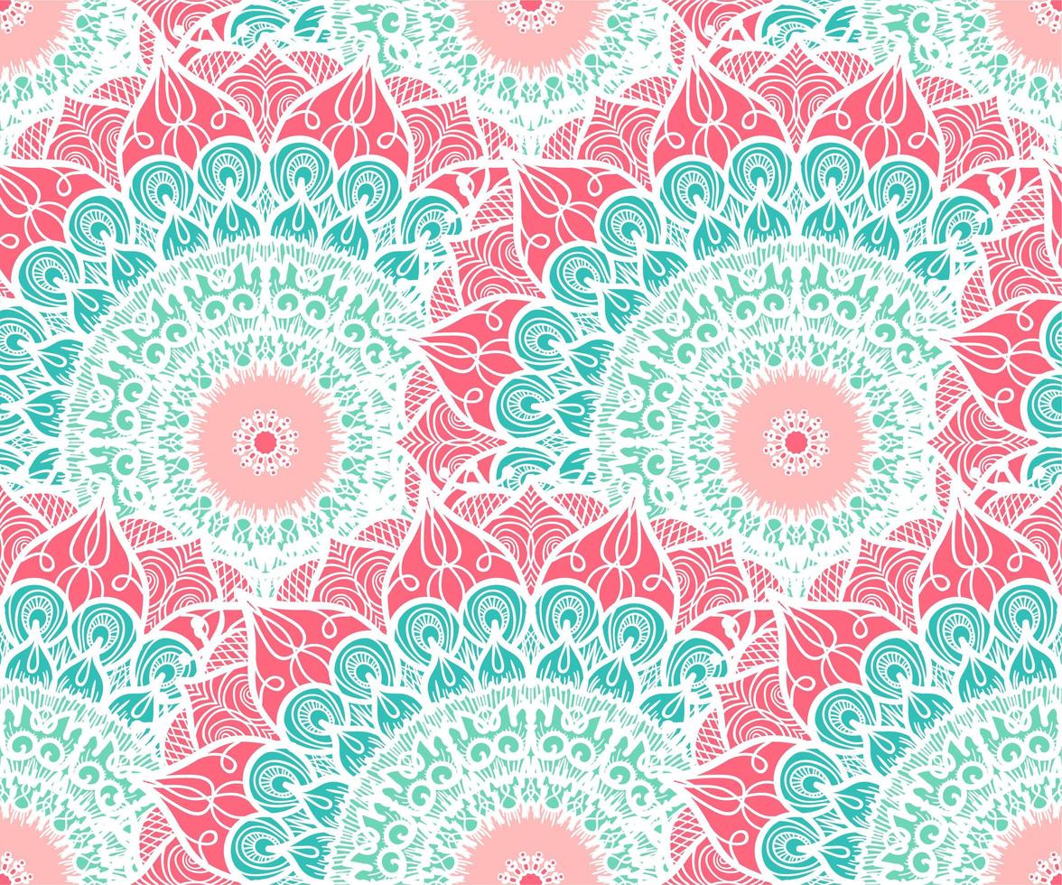 Mandala Seamless Pattern vector