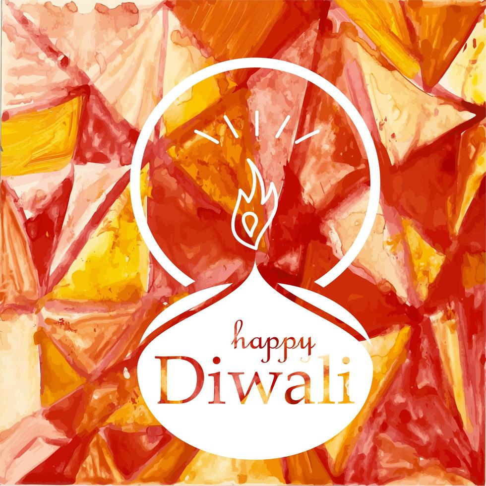 Happy Diwali Celebration Banner vector