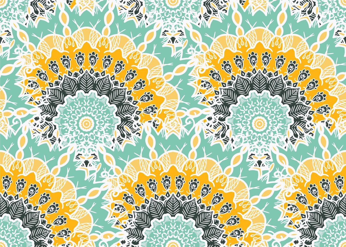 Mandala Seamless Pattern vector