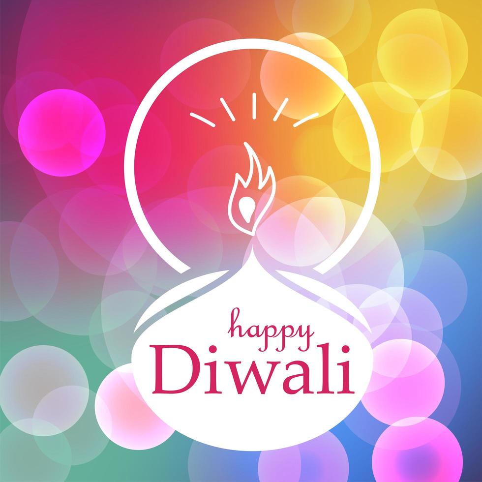 Happy Diwali Celebration Banner vector