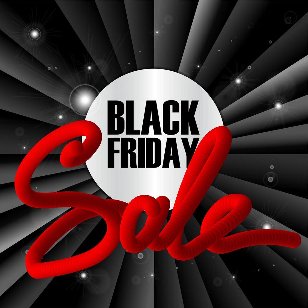 Black Friday Sale vector