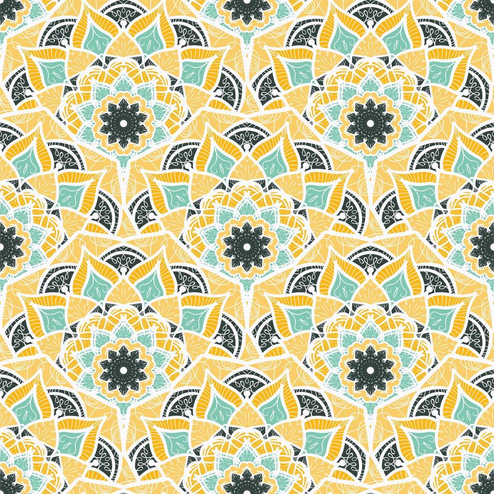 Mandala Seamless Pattern vector