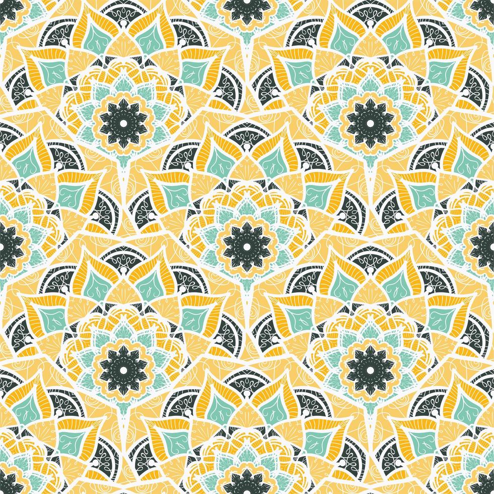 Mandala Seamless Pattern vector