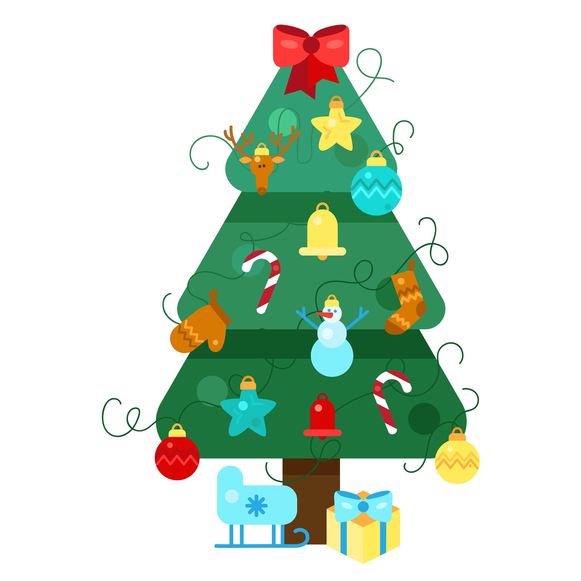 Merry Christmas and Happy New Year 2001450 - Download Free Vectors, Clipart Graphics &amp; Vector Art