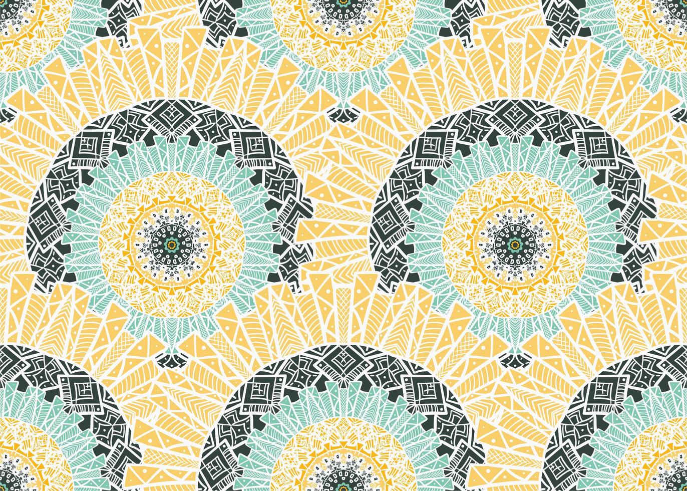 Mandala Seamless Pattern vector