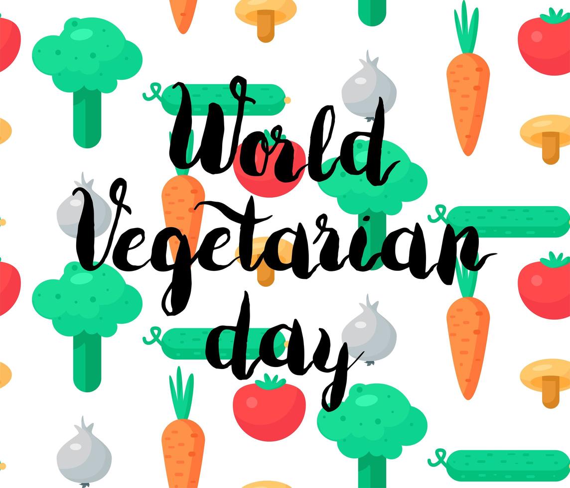 World Vegetarian Day vector