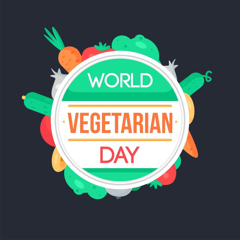 World Vegetarian Day vector