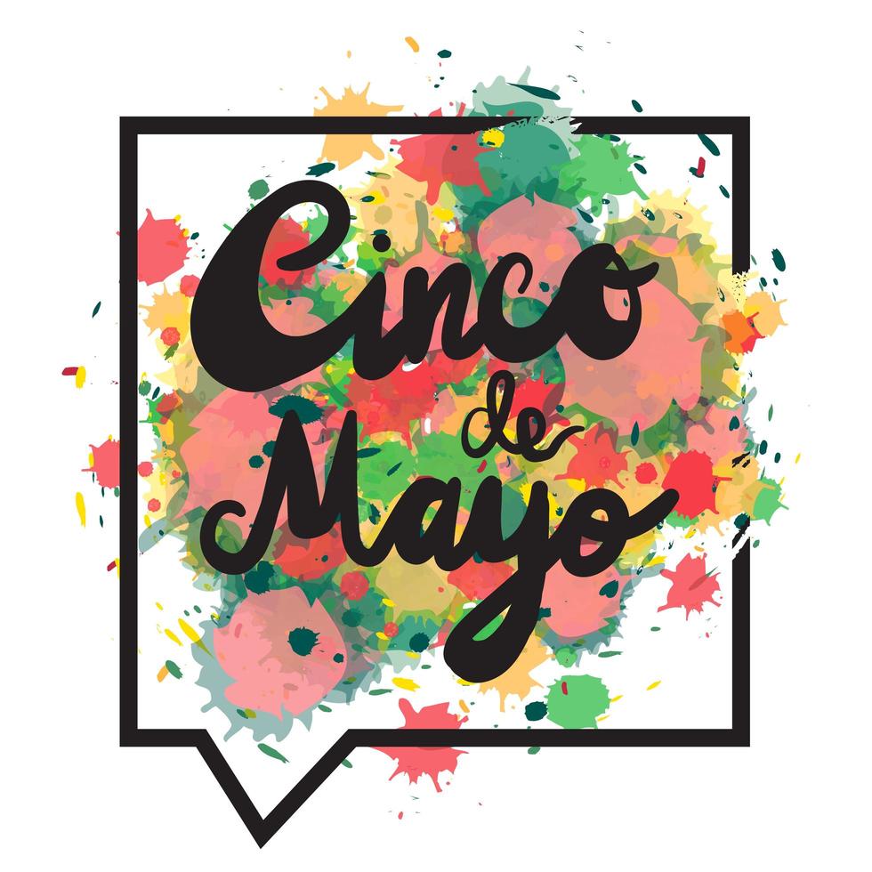 banner del cinco de mayo vector