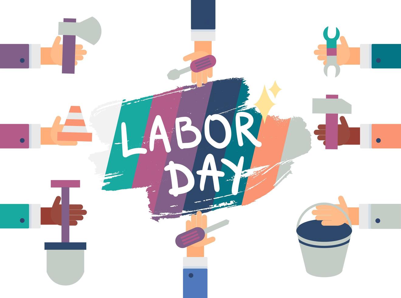 Labor Day. 1 May vector