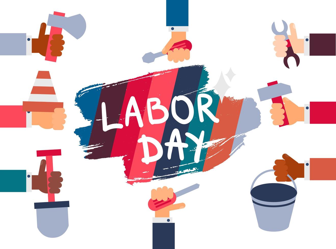 Labor Day. 1 May vector