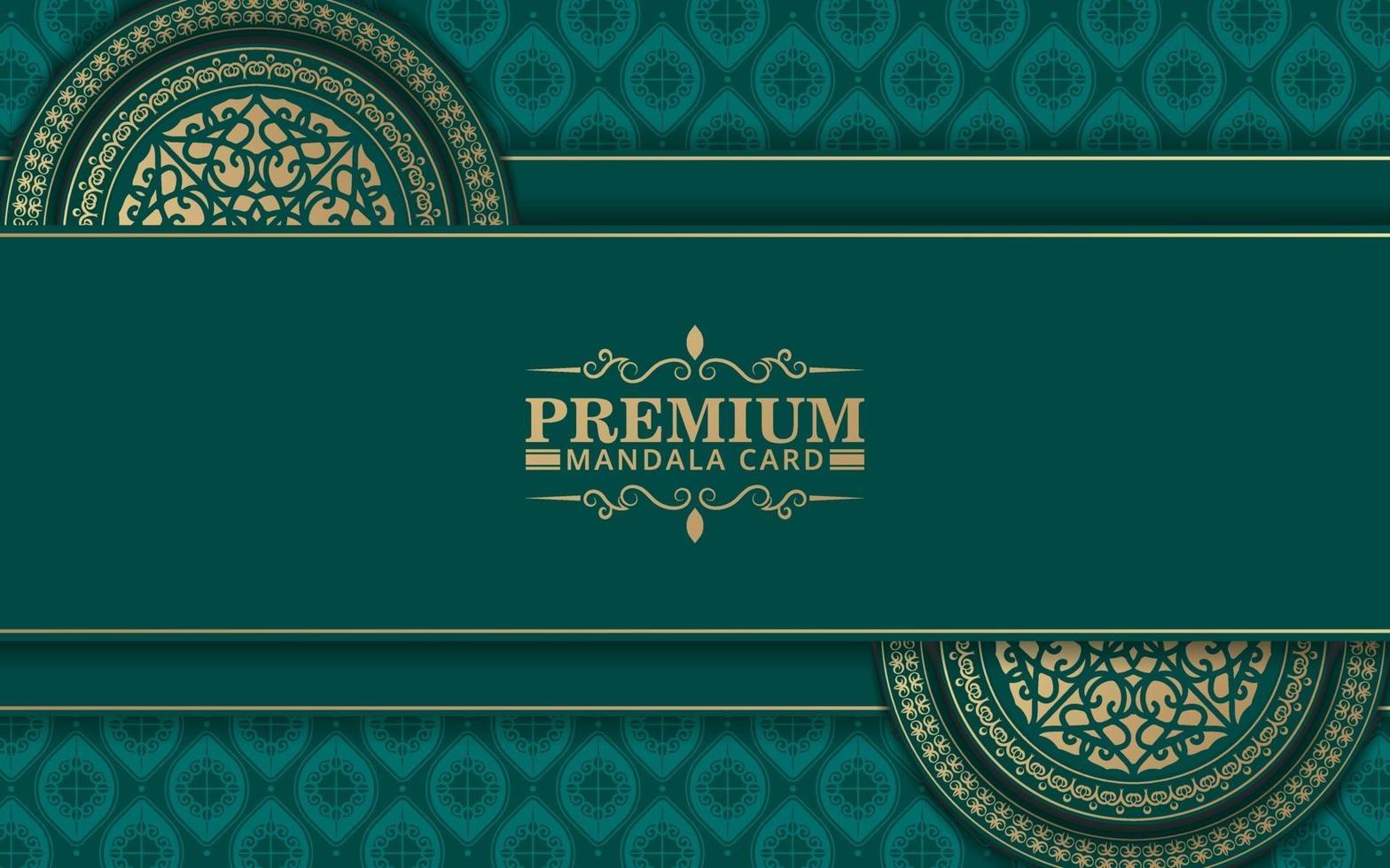 Fondo de mandala ornamental de lujo con estilo de patrón oriental islámico árabe premium vector