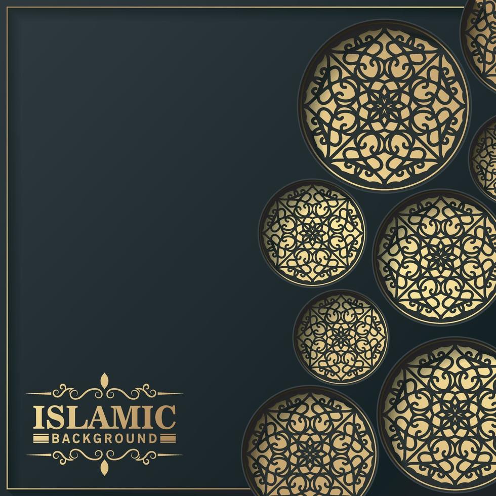 Luxury mandala background concept vector