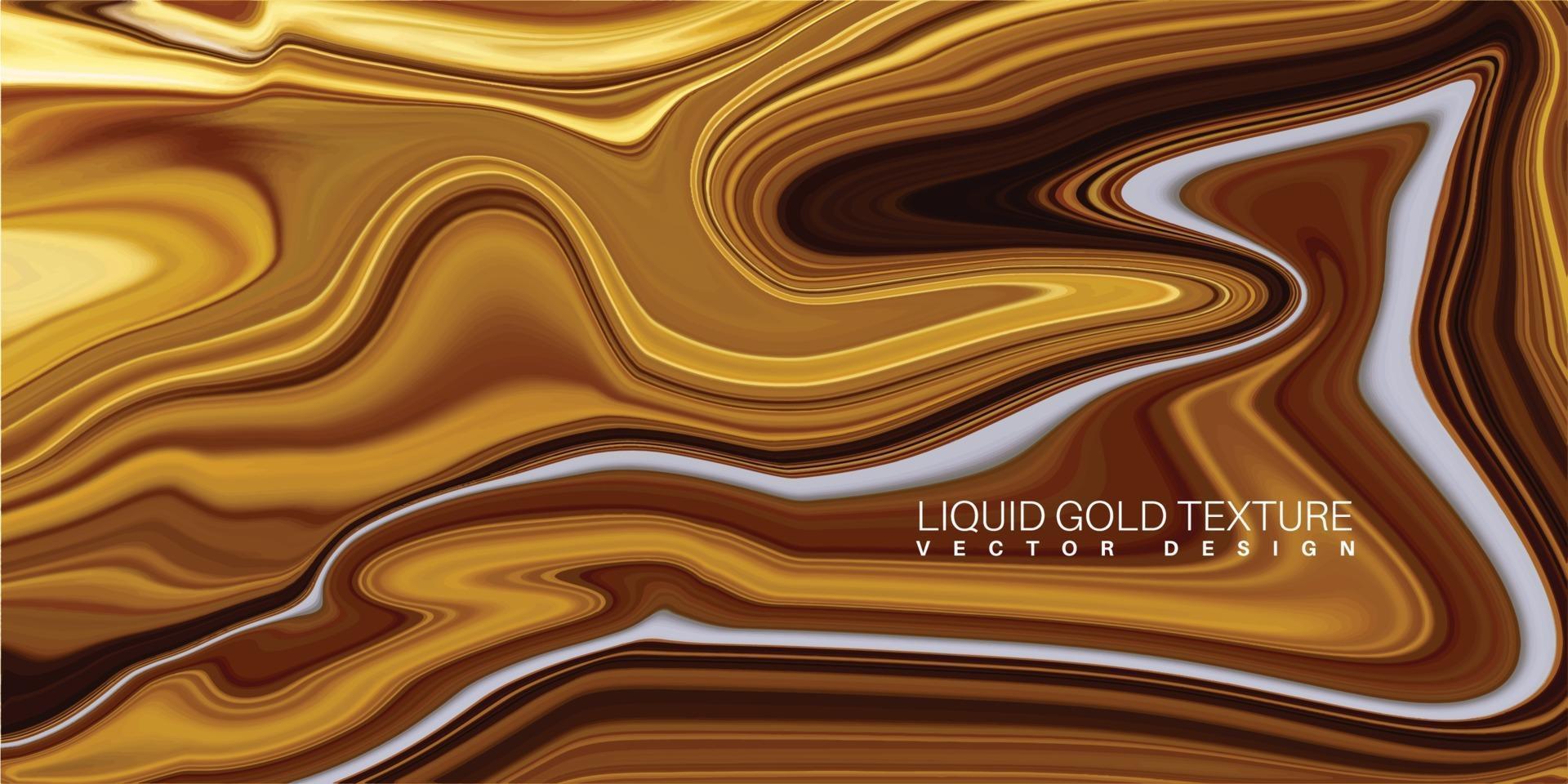 textura abstracta de oro líquido. diseño de fondo de ilustración vectorial vector