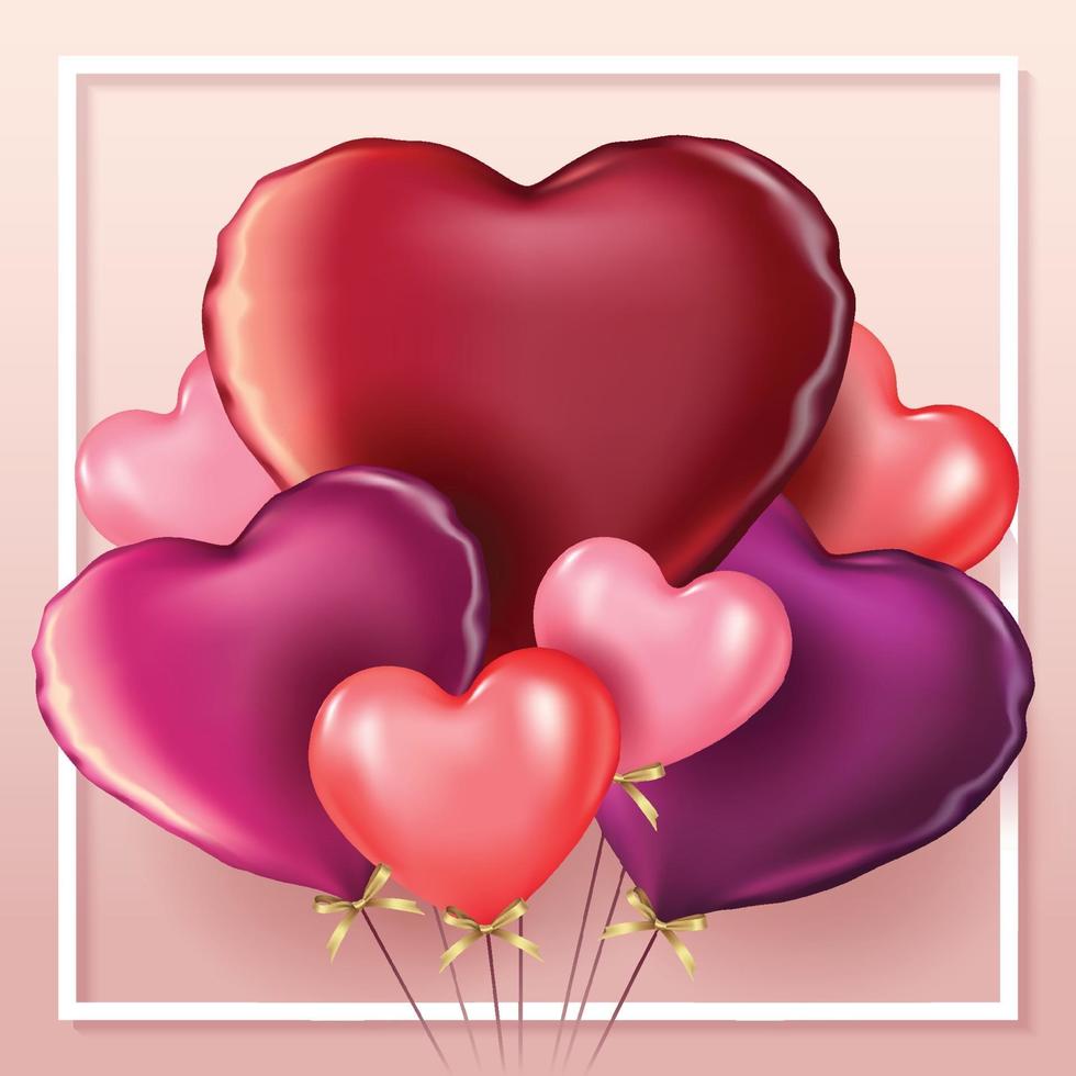 Happy Valentine's Day banner vector