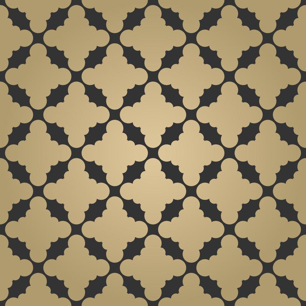 Fabric abstract ethnic flower pattern, vector illustration style seamless pattern.