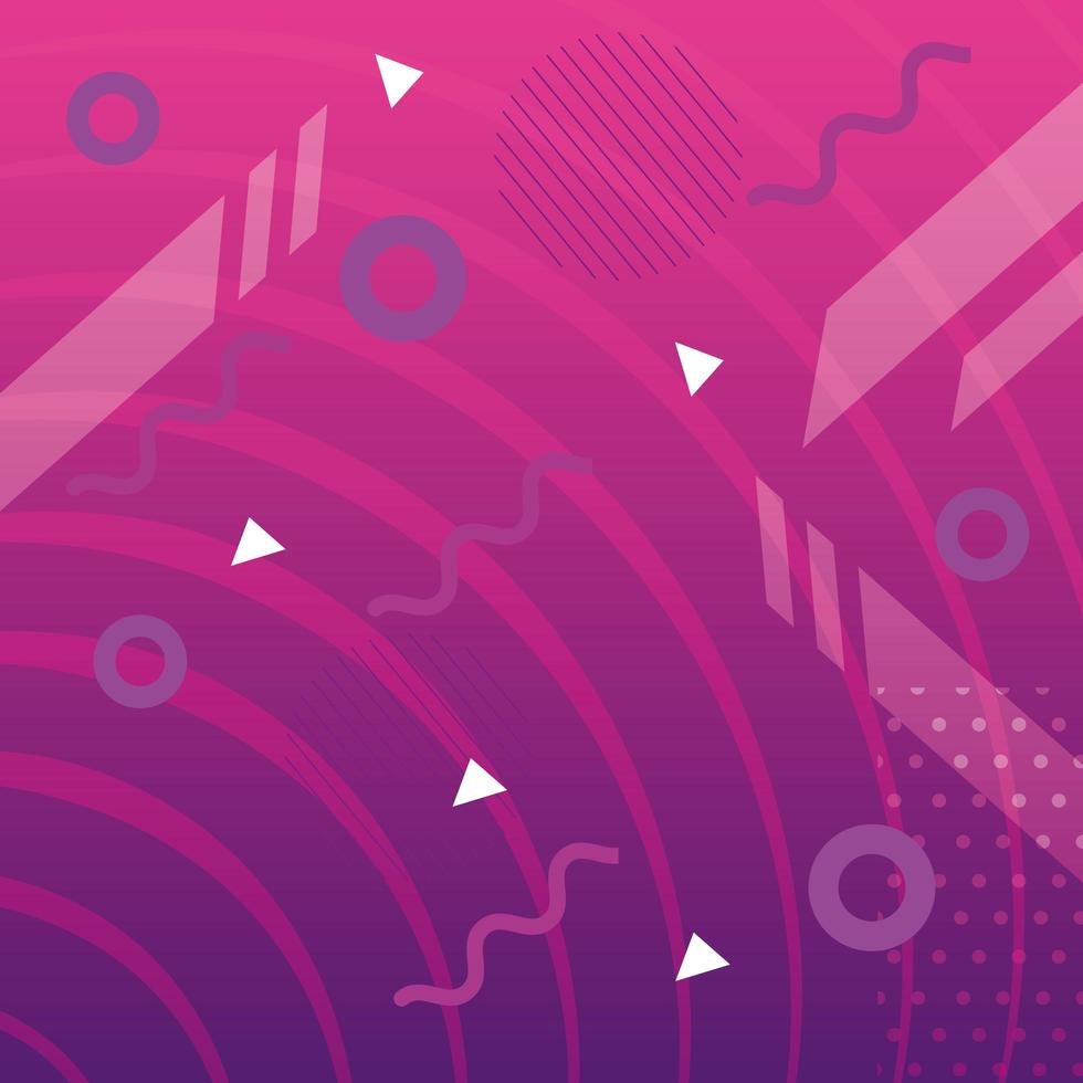 purple geometric and abstract background vector