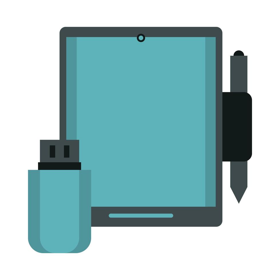 tablet device with usb memory vector