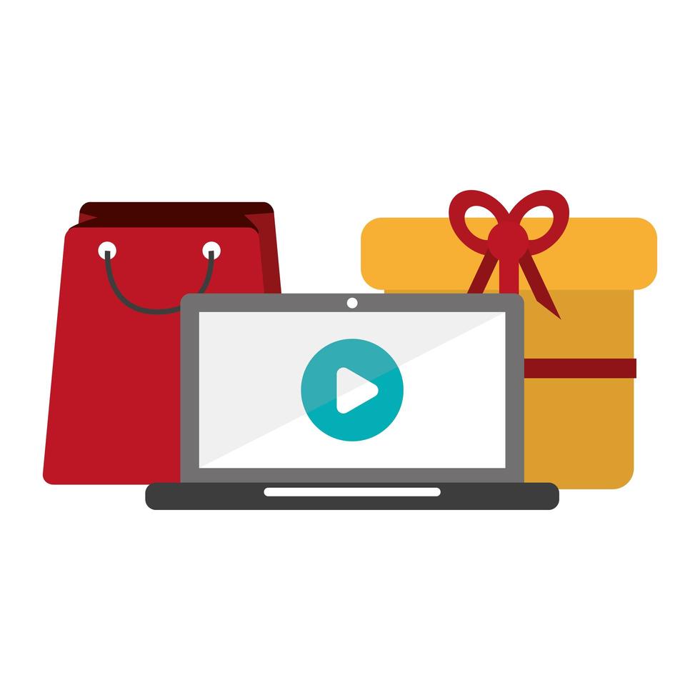 online shopping ecommerce sale cartoon vector