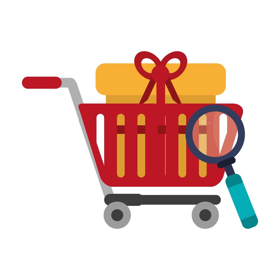 online shopping ecommerce sale cartoon vector