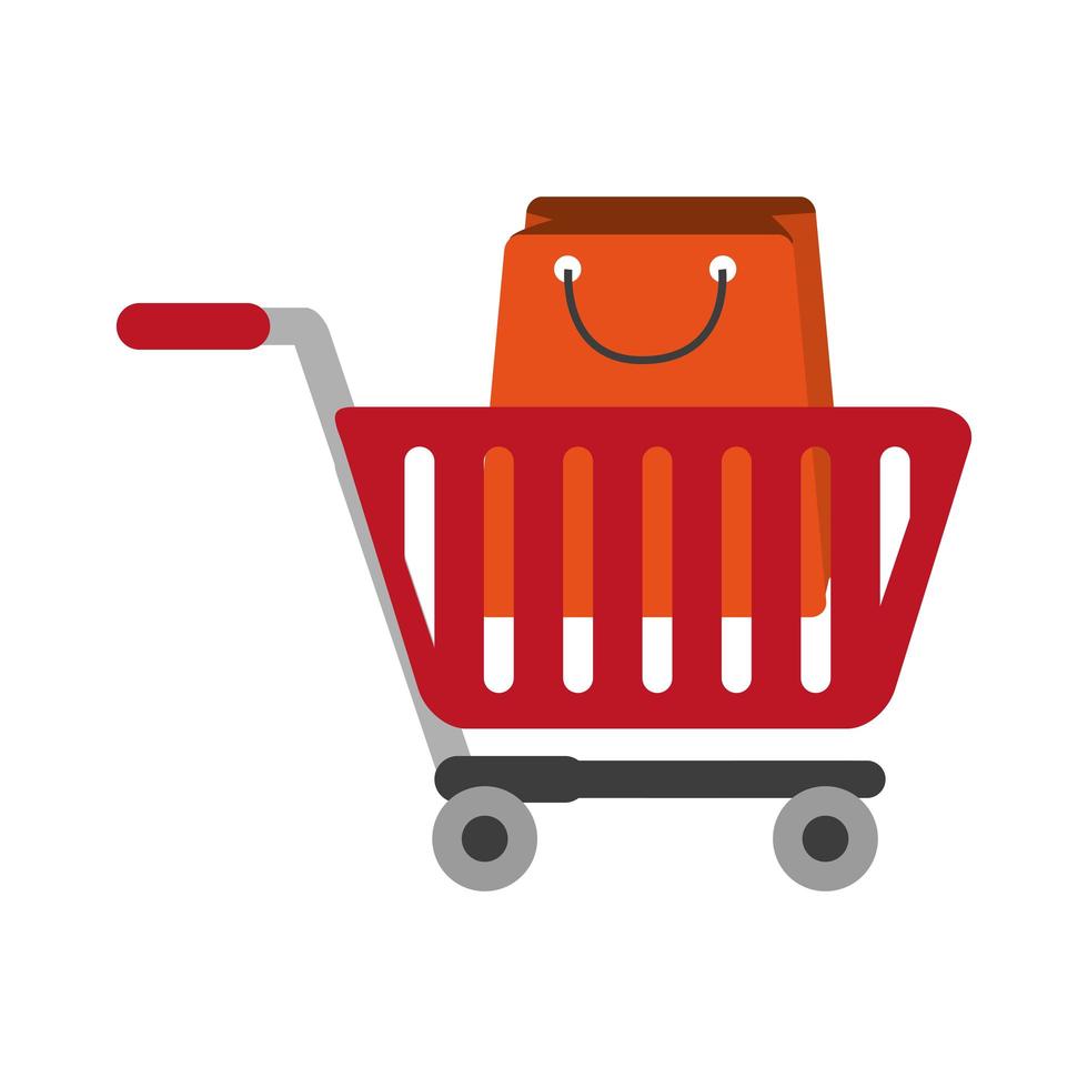 shopping commerce sale marketing cartoon vector