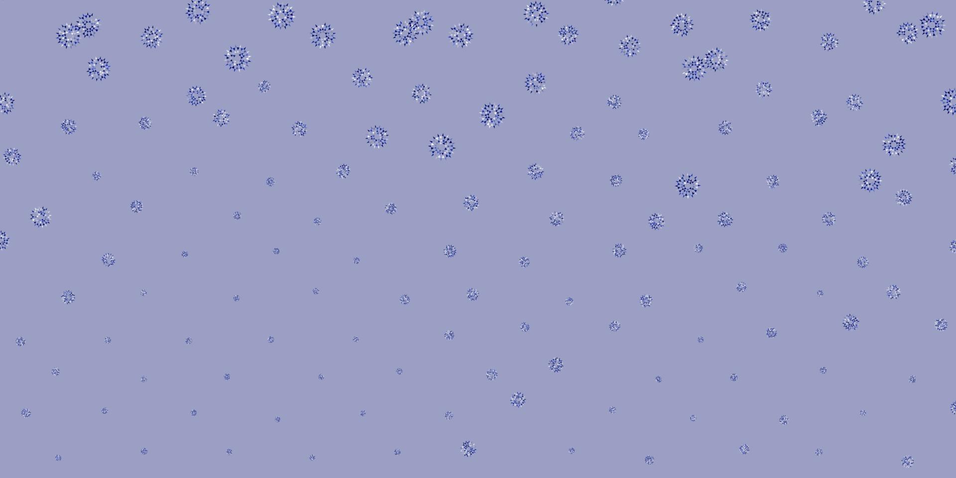 Light blue vector natural artwork with flowers.