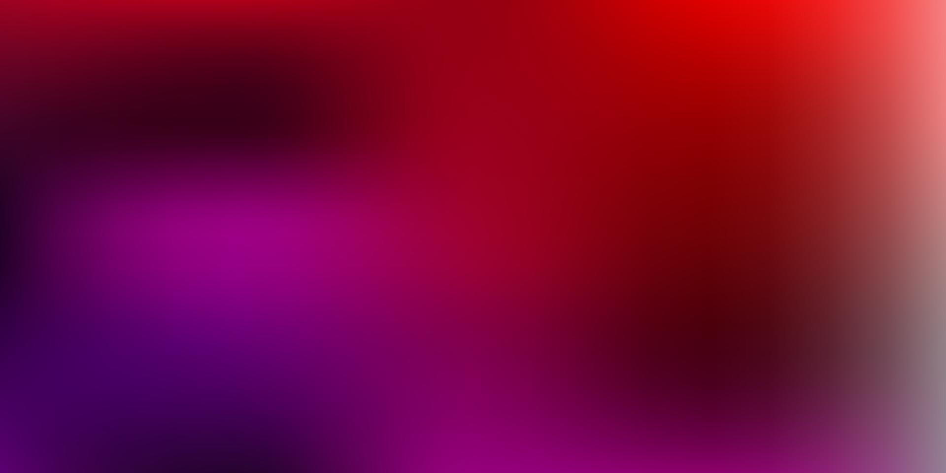 Plantilla de desenfoque abstracto de vector rosa claro, rojo.