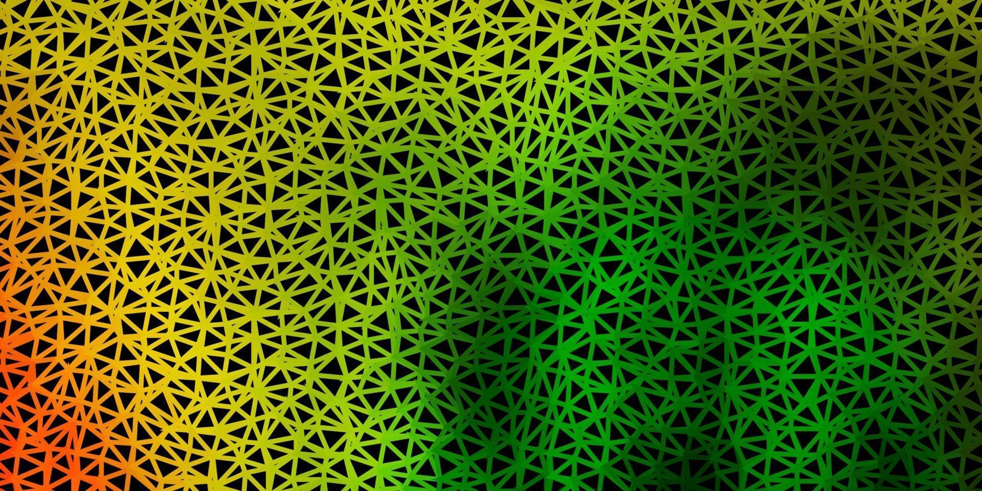 textura de triángulo de poli vector verde claro, rojo.