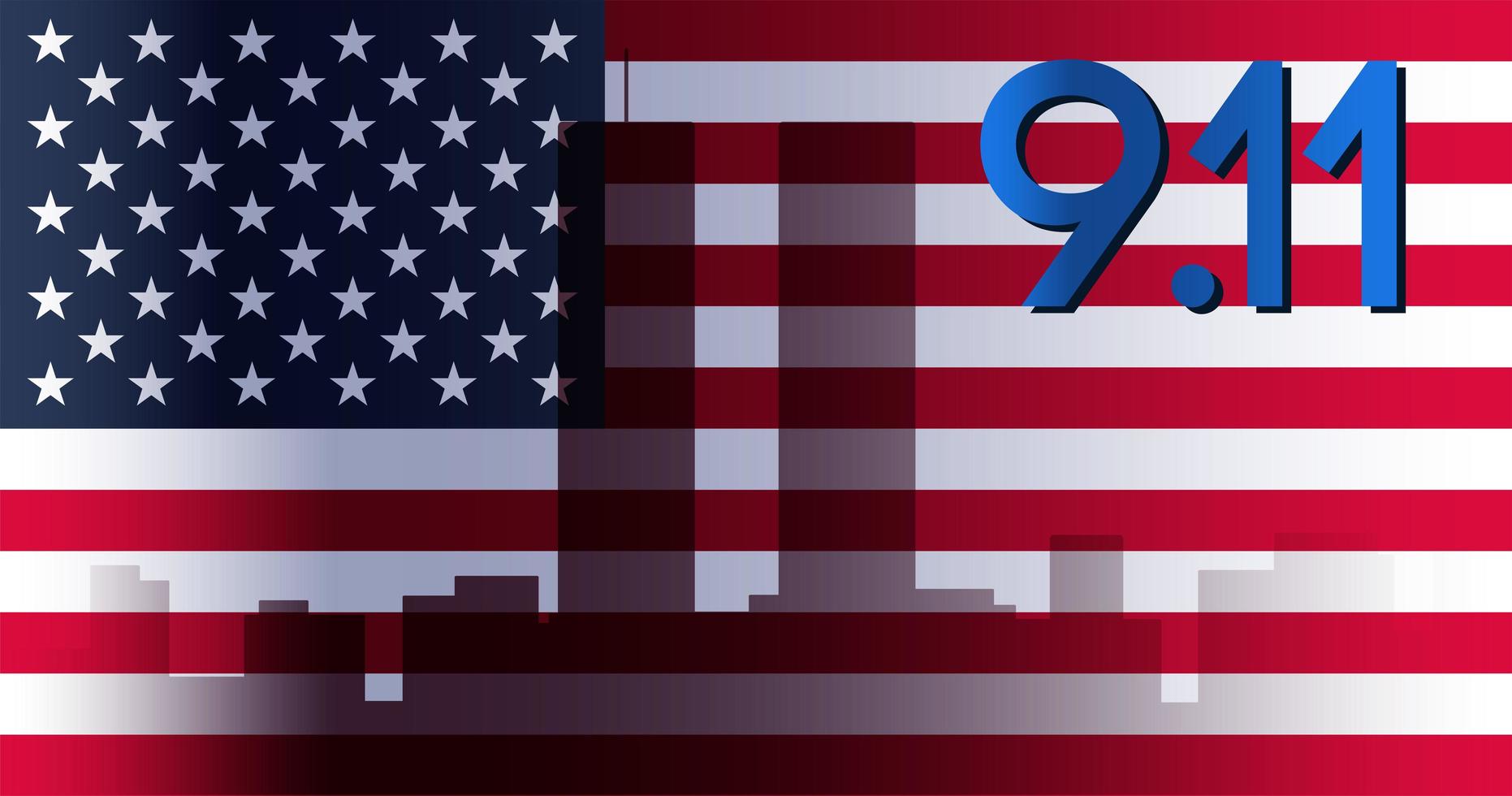 Patriot Day Banner vector