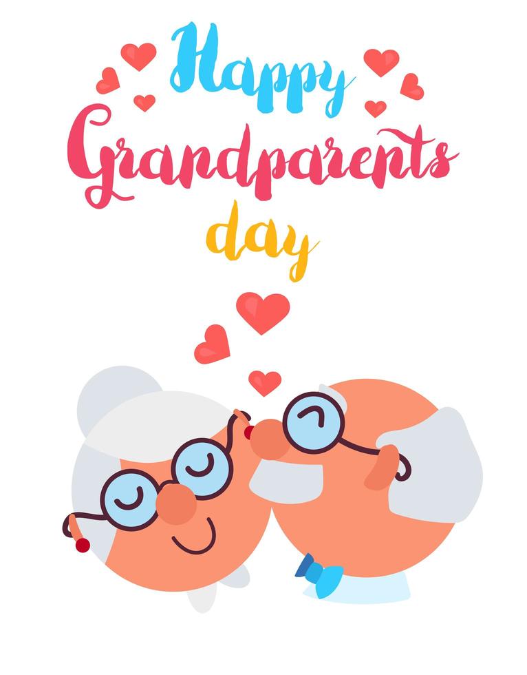 Happy Grandparents Day vector