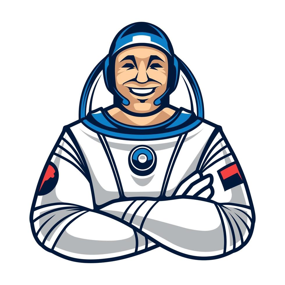 personaje de vector de astronauta