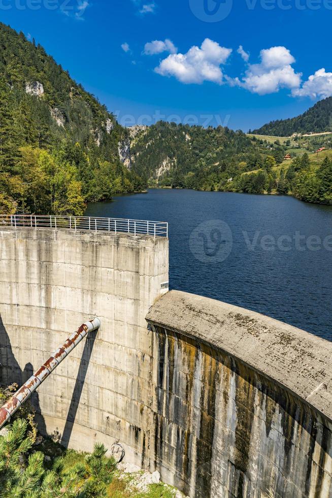 Dam on the Zaovine lake in Serbia photo