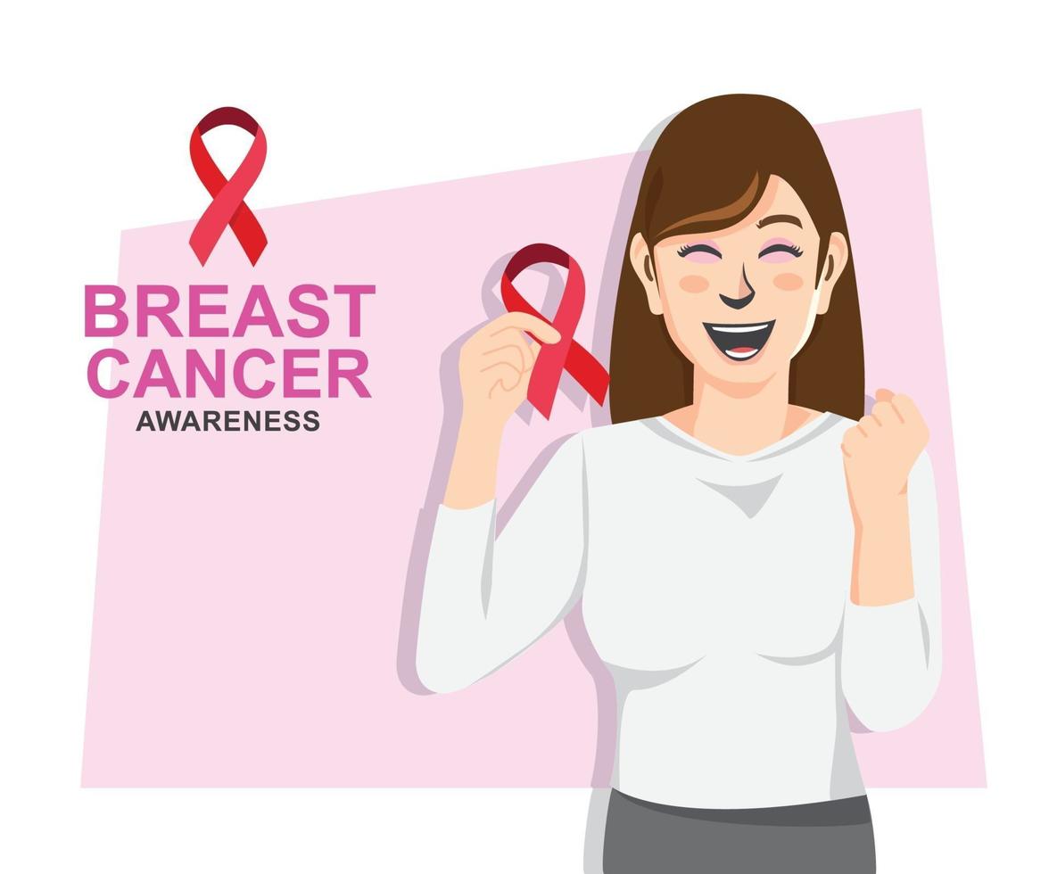Breast cancer awareness design vector