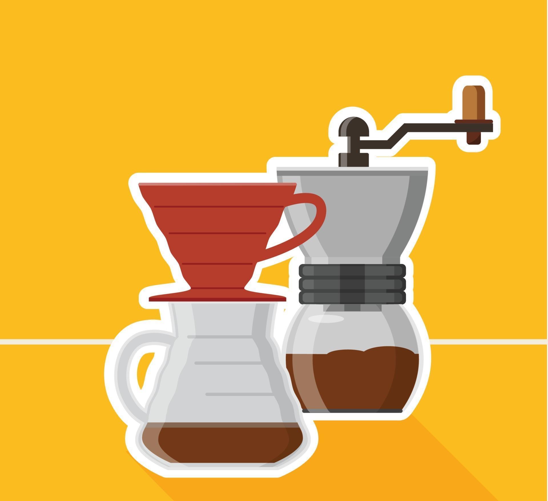 Coffee maker design 2004561 Vector Art at Vecteezy