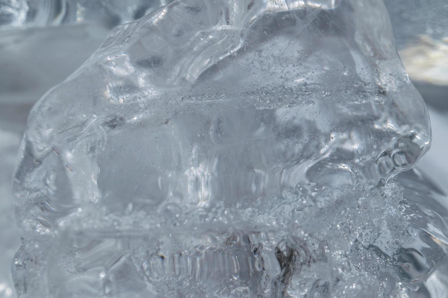 Macro ice background photo