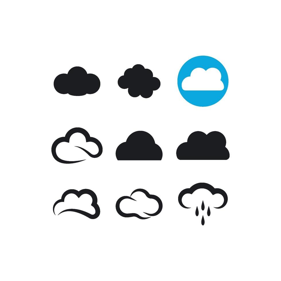 cloud logo vector