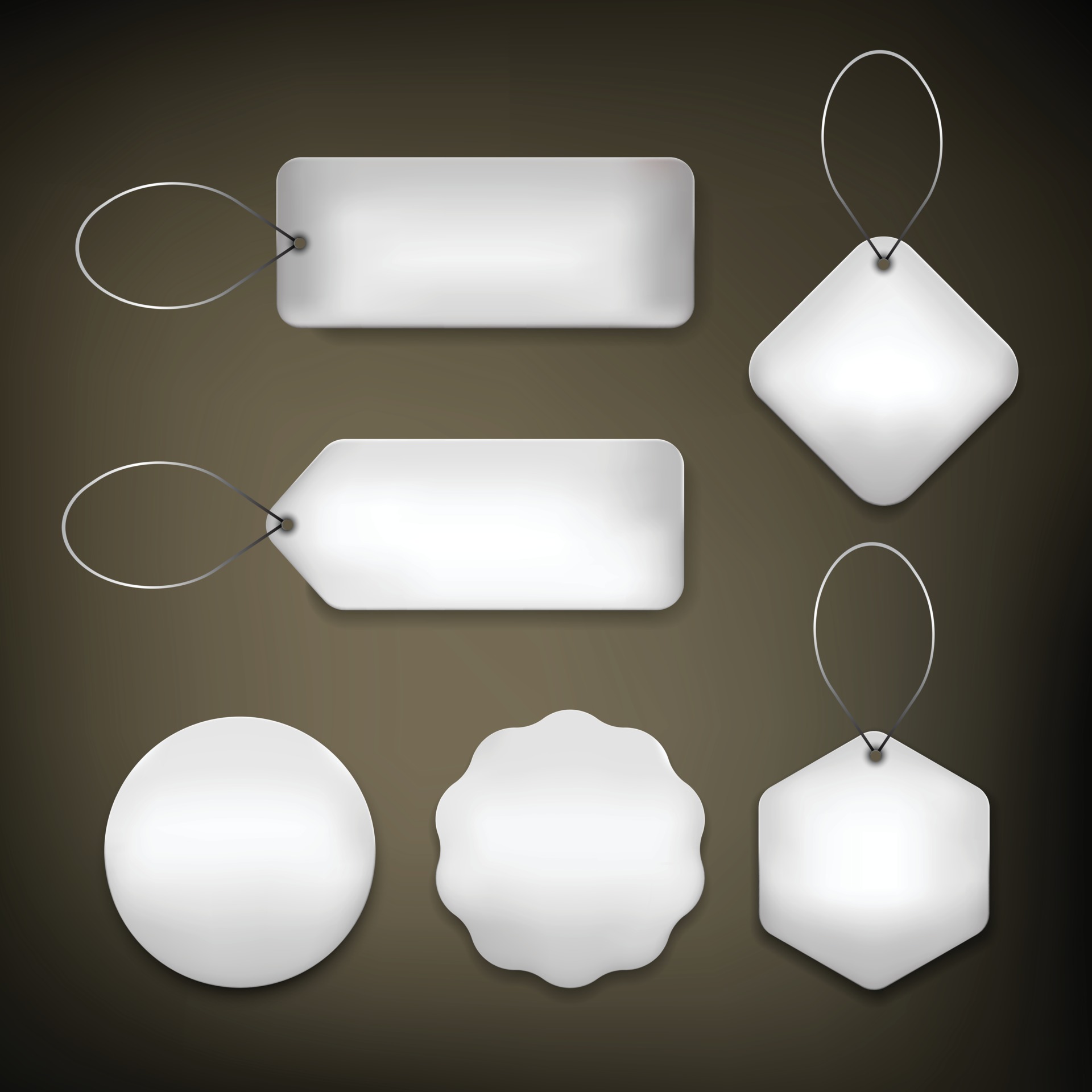 Silver Tag label basic 2005514 Vector Art at Vecteezy