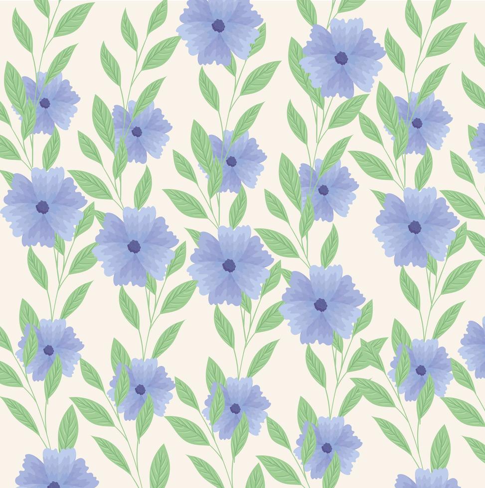 Cute floral background vector