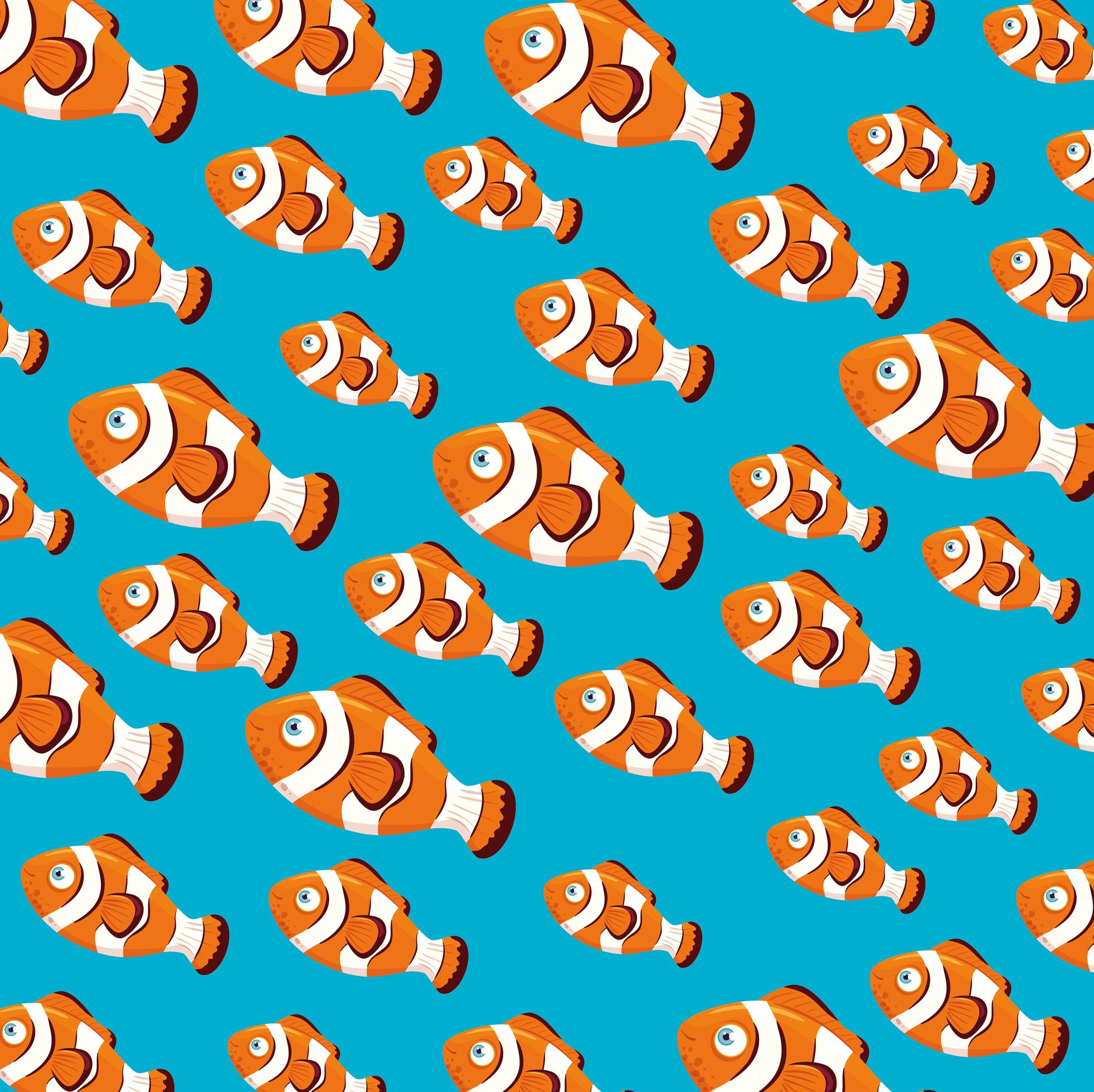 Clownfish pattern background 2005991 Vector Art at Vecteezy