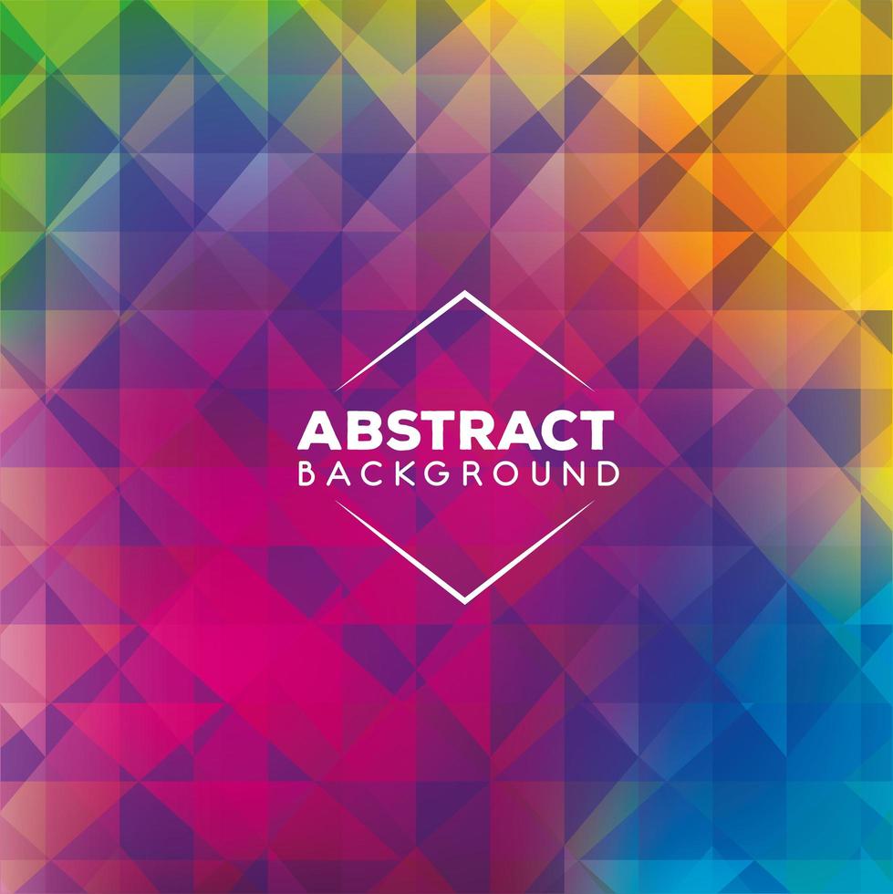 fondo abstracto con formas multicolores vector