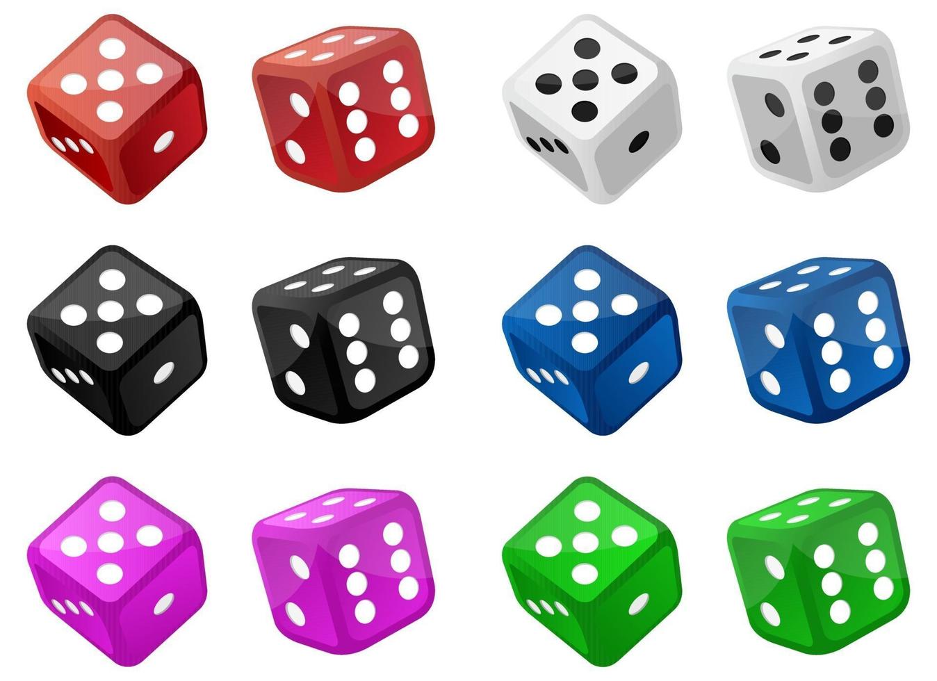 Rolling Dice Vector Art, Icons, and Graphics for Free Download