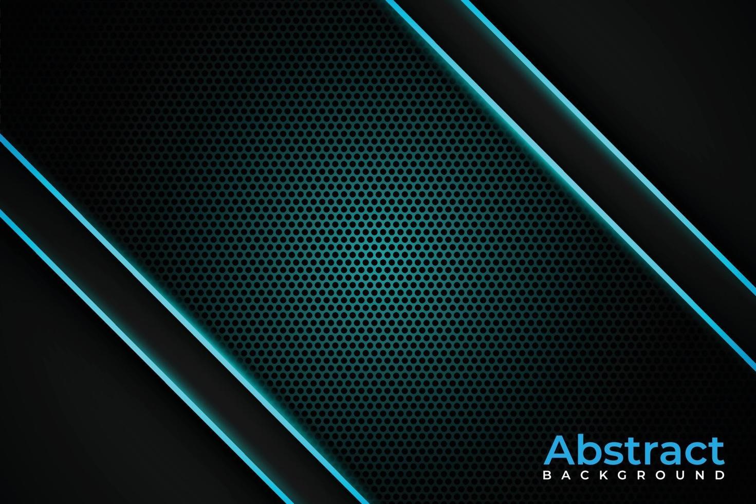 Abstract Blue glowing background vector