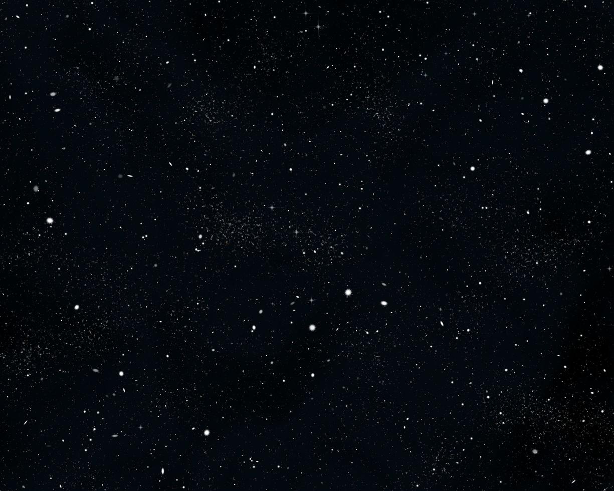 Fondo de cielo nocturno estrellado 3d foto