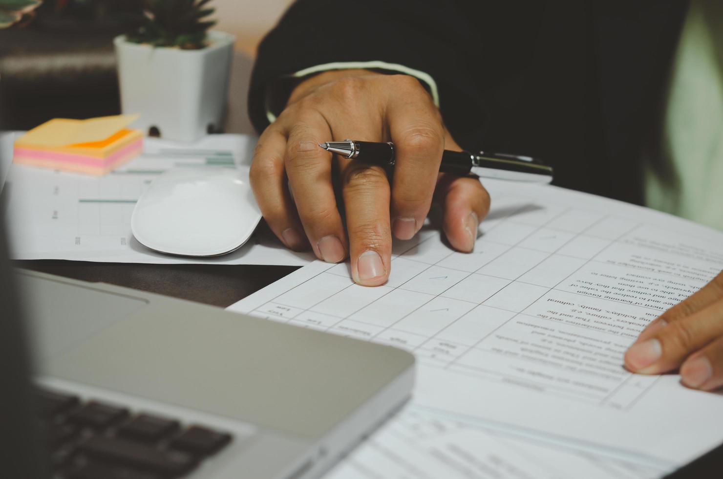 Business satisfaction assessment documents, competency rating using a checkmark photo