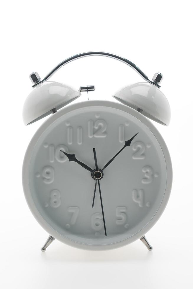 White Alarm clock photo