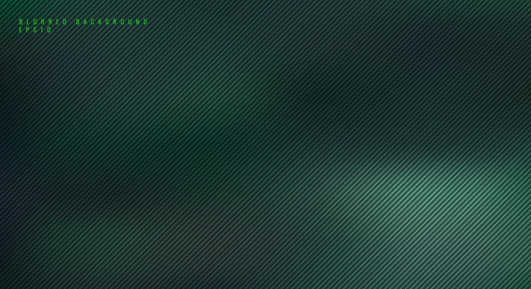 Abstract nature gradient dark green blurred background texture. vector