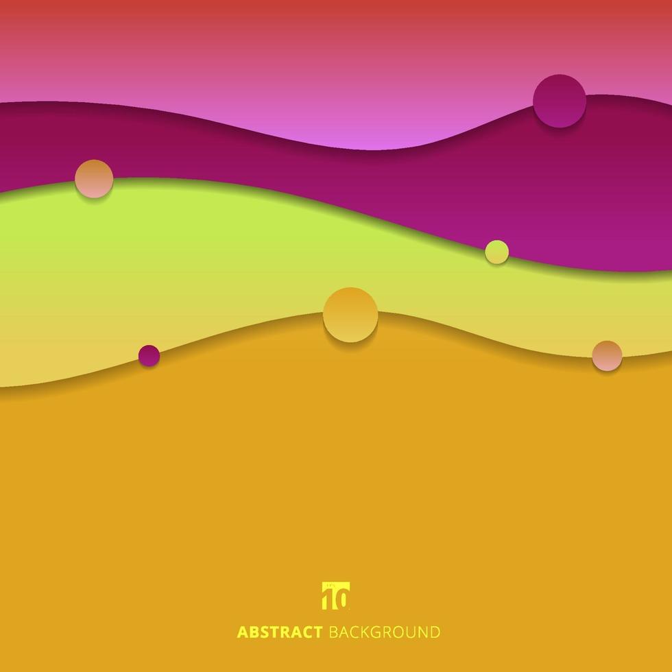 Abstract background trendy fluid shape colorful gradient modern concept vector