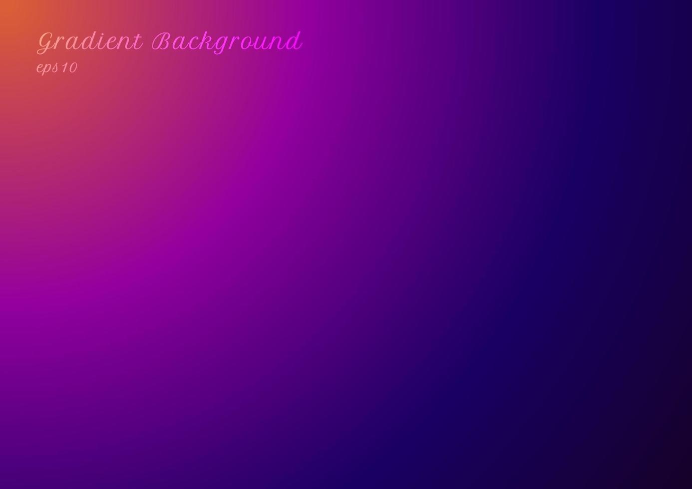Abstract blurred trendy bright gradient vibrant color background. vector