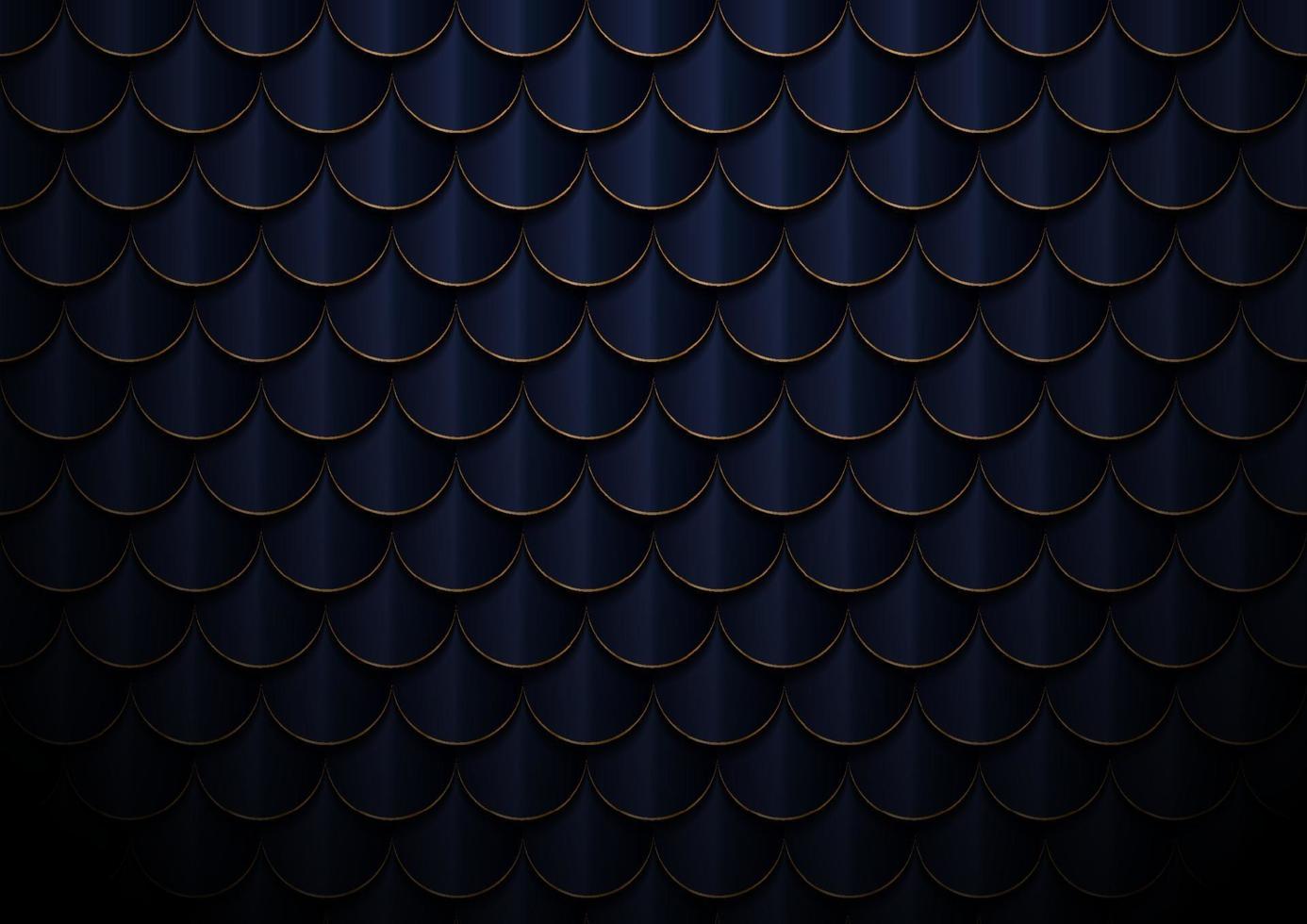 Abstract elegant dark blue and gold geometric semicircle pattern background and texture. vector