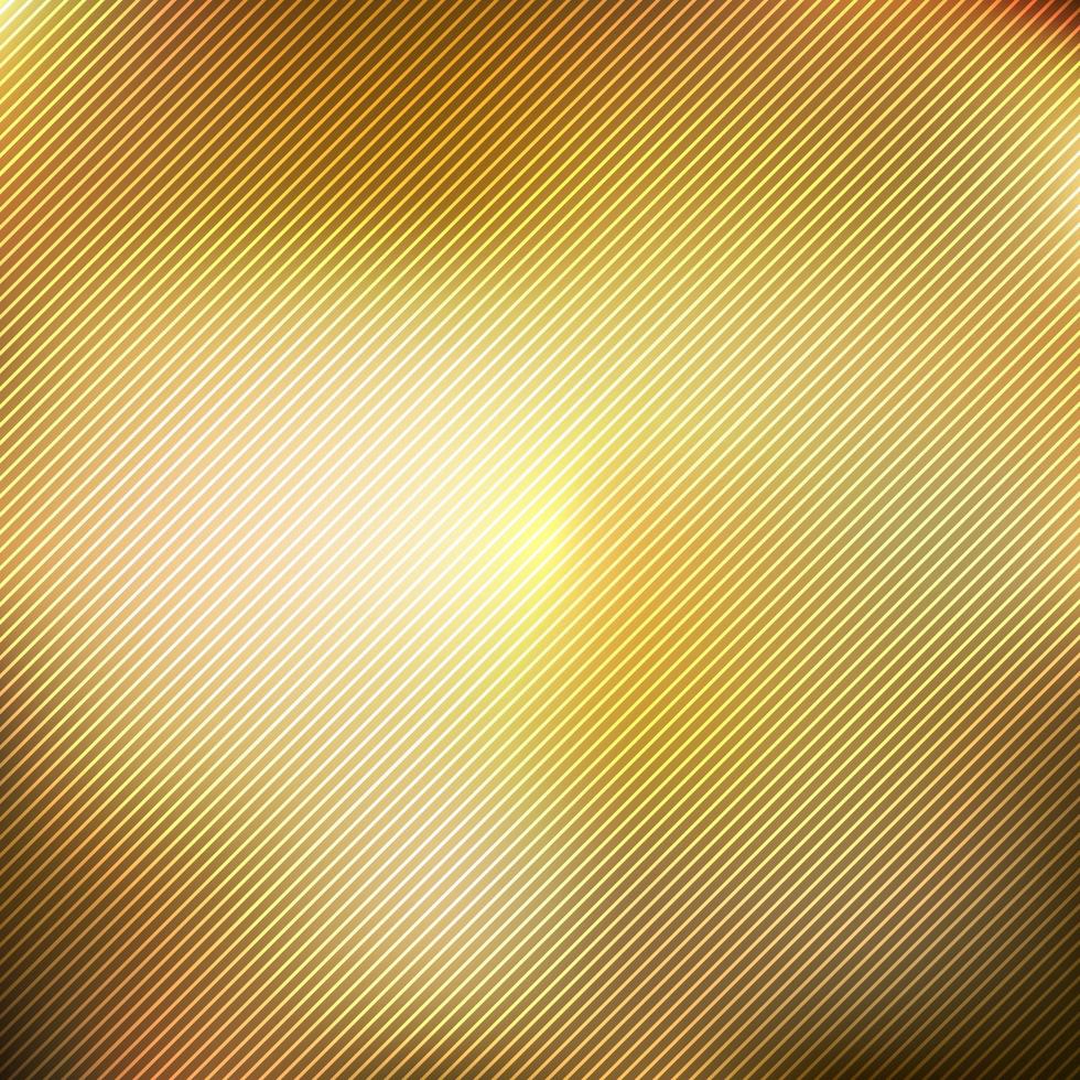 Abstract gold blurred gradient style background with diagonal lines textured. vector