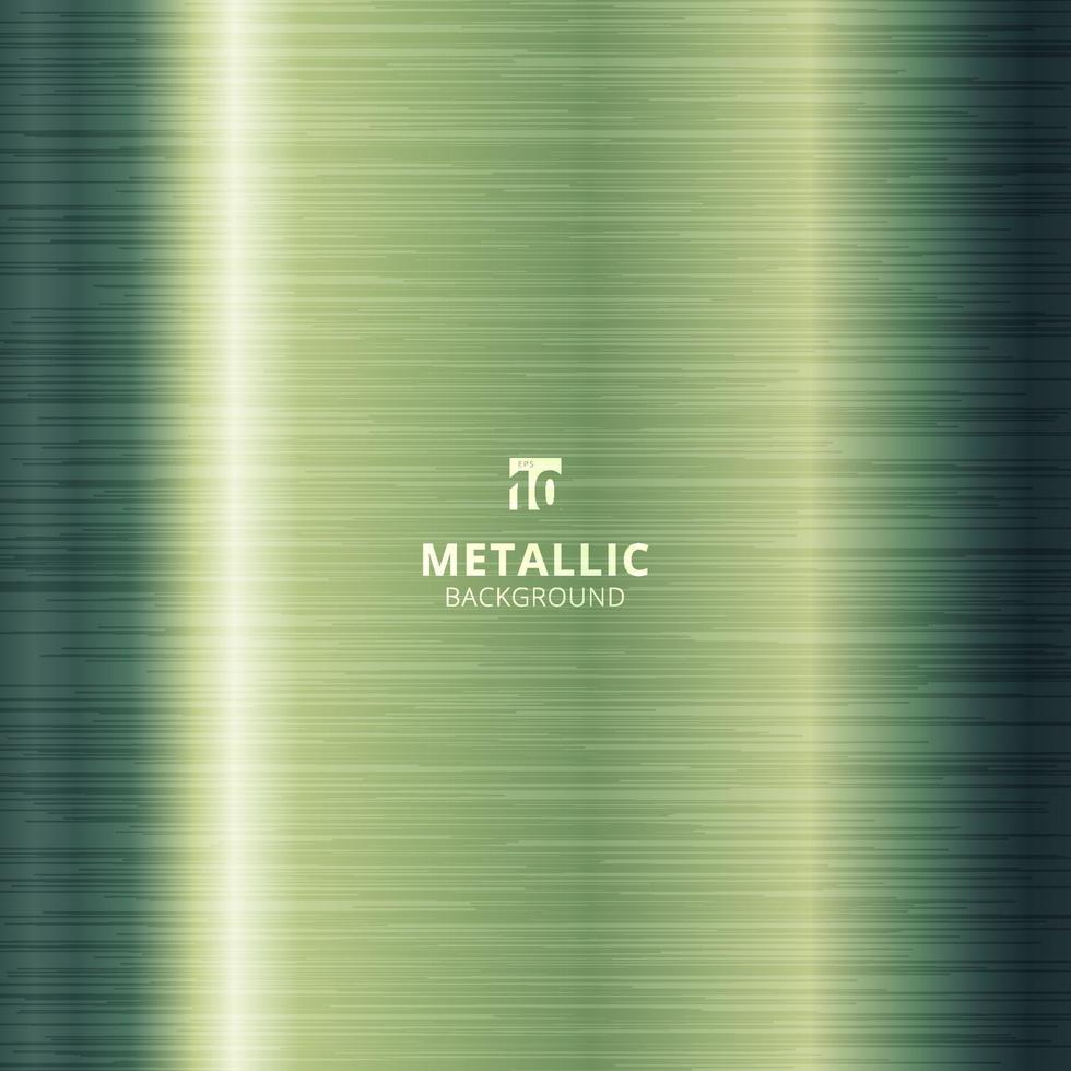 Green metallic metal polished background and texture vector